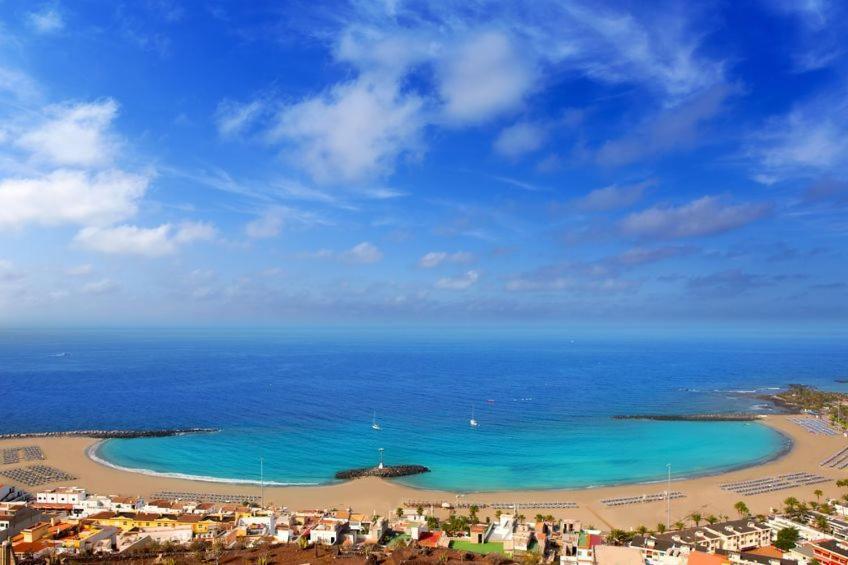 דירות לוס כריסטיאנוס First Line Sea, Luxury Penthouse, Sea And Sunset View Vivenda Vacational Guayero 618 מראה חיצוני תמונה